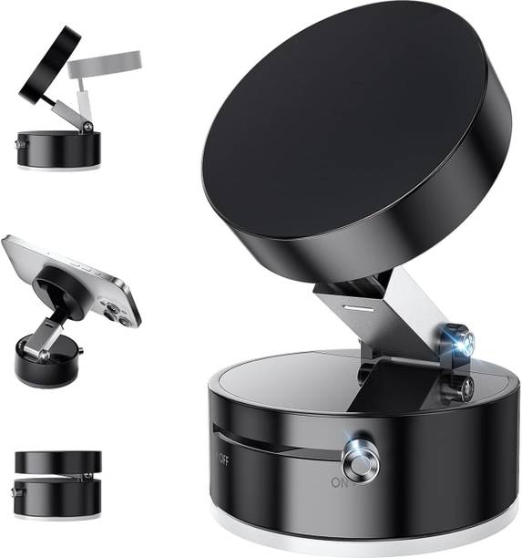 Jape Vacuum Suction Phone Holder Magnetic Mobile Phone Stand With Strong Grip Mobile Holder