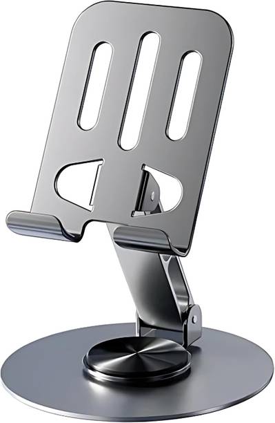 CIHROX 360°Rotating Metal Stand Holder for iPhone iPad Adjustable Desktop Tablet Holder Mobile Holder