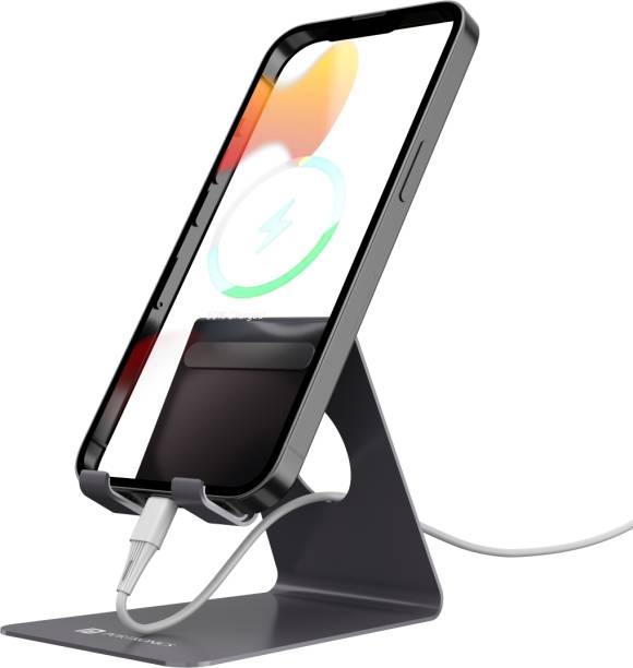 Portronics MODESK Universal Stand with Metal Body, Anti Skid Design, Light Weight Mobile Holder