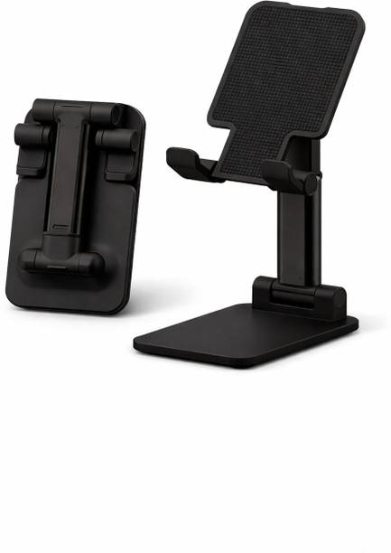 Ajusta MS-01 Adjustable Mobile Stand for Table – Matte Black Mobile Holder