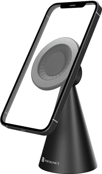 Portronics Mogun 5 Magnetic Phone Holder,best for Desk,360°Rotation,180°Pivot,Magsafe only Mobile Holder