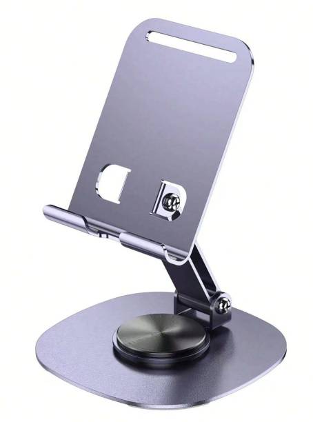 En ligne Metal Desktop Phone Holder, Universal Rotation Folding Tablet & Phone Stand Mobile Holder