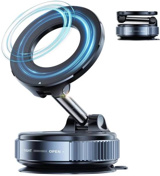RWT Vacuum Magnetic Cup Car Mobile Holder 360° Adjustable Magnetic Foldable Portable Mobile Holder