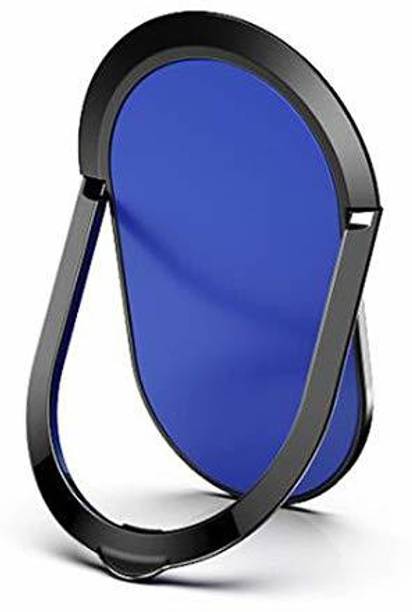 befunky Super Thin Mobile Phone Ring Stand Holder 1 Piece, Metal Oval Blue Mobile Holder