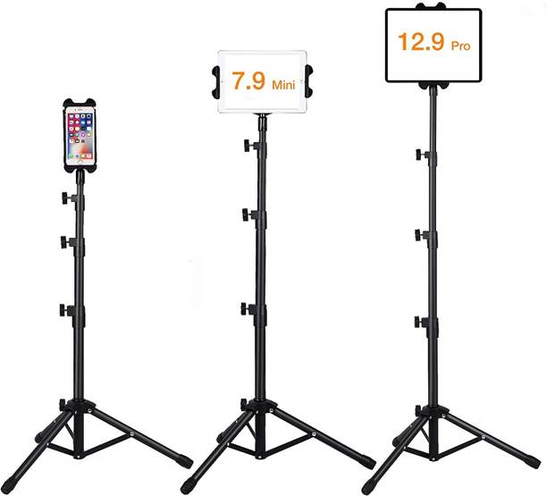 Hold up Tablet , iPad Floor Height Adjustable Tablet Tripod Mobile Holder