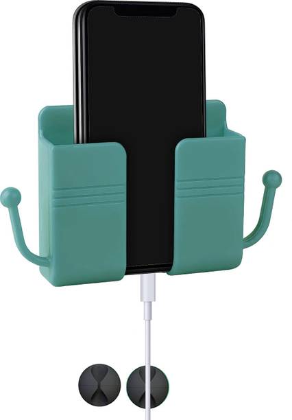 OIVO INDIA Wall Charger Phone Universal Hanging Stand Bracket & Organizer (Blue, Pack of 1) Mobile Holder