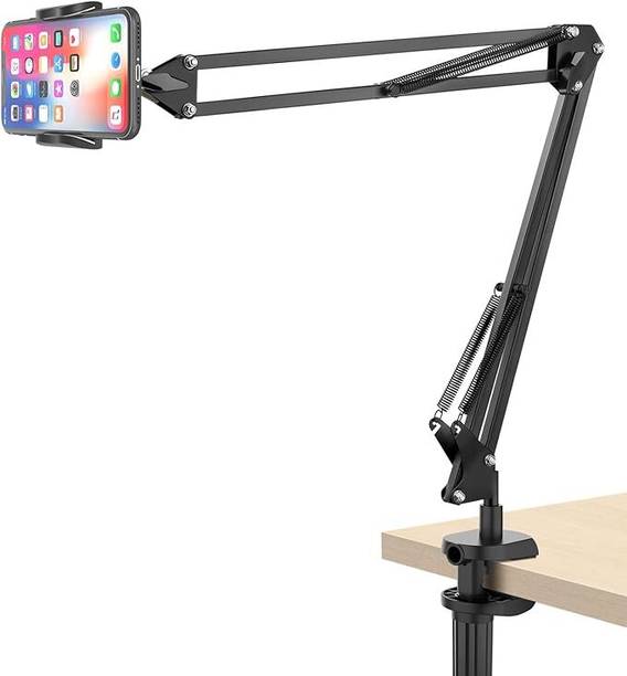 Pecan Universal Phone & Tablet Holder, Lazy Bracket Flexible Articulating Arm Tablet & Mobile Holder