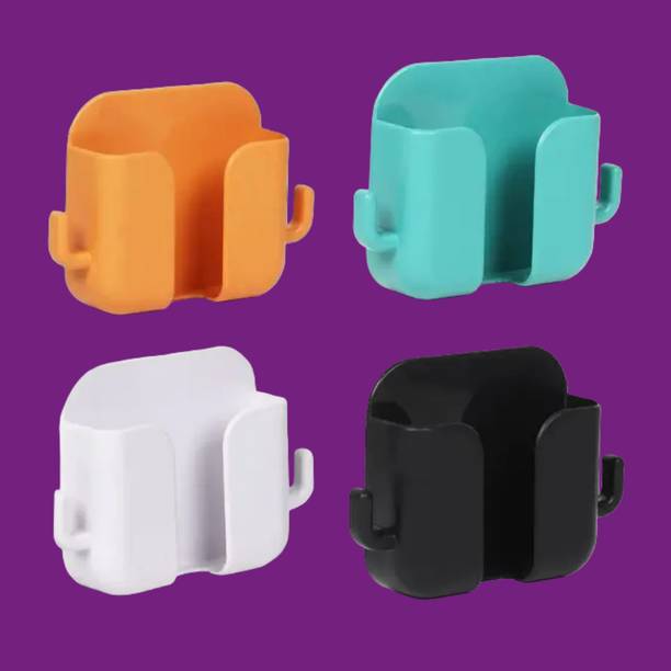 Sifflex Wall Mount Phone Holder with 2 Hooks Mobile Holder