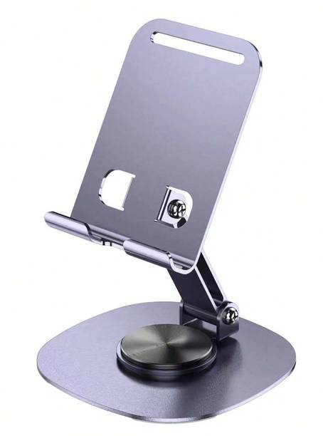 En ligne Metal Desktop Phone Holder, Universal Rotation Folding Tablet & Phone Stand Mobile Holder