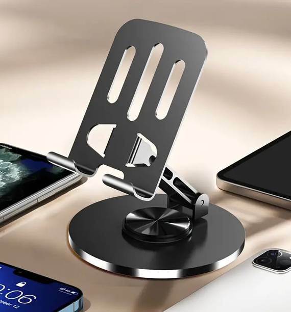 JANGI Metal body phone holder LX10 Smart table mobile Stand for desk online classes Mobile Holder