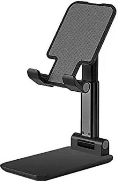 GLORSIO Desktop Mobile Phone Stand, Table Mount Mobile Holder Adjustable & Foldable Mobile Holder