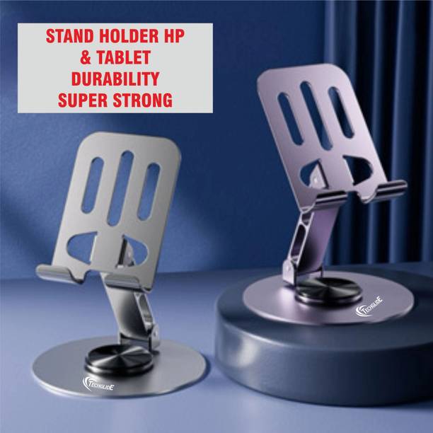 TECHGLIDE Aluminium Stand Portable Desktop Phone Stand 360° Mobile Holder
