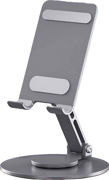 mouldex Aluminum Phone Stand, Sturdy Support and Comfort View Mobile Holder (GREY) Mobile Holder