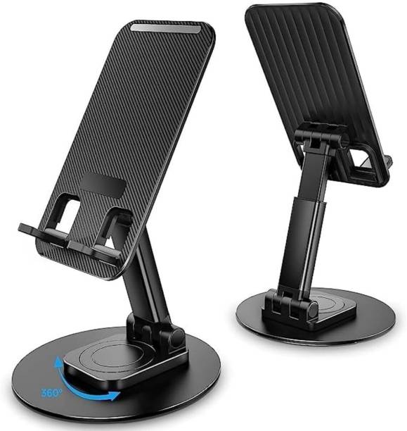 J J Corporation 360° Rotatable Height & Angle Adjustable Phone Stand For All Smartphones &Tablet Mobile Holder
