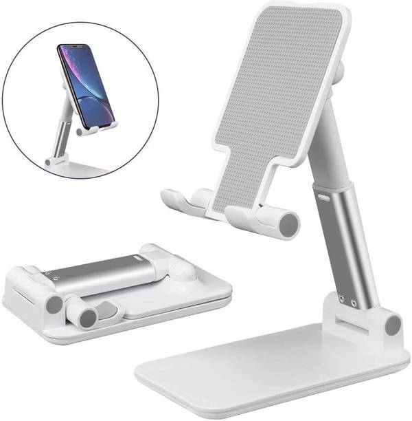FITRIC A1 Adjustable Foldable Mobile Phone Holder Stand for Desk, Bed & Office Use Mobile Holder