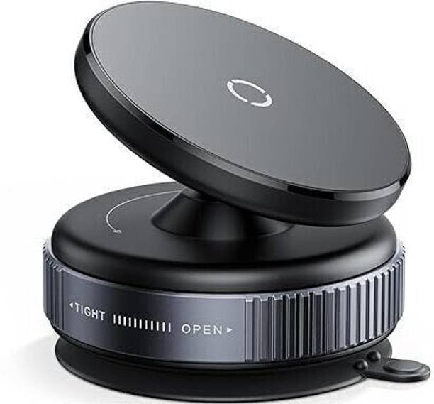 BhoolyXpro Vacuum Suction Magnetic Magsafe Car Phone Holder 360° Rotation For All Phones Mobile Holder