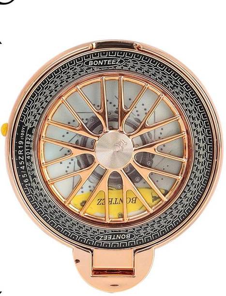 Hoccroxx Mobile Protective Ring Stand Holder, Vintage Wheel Design Gold Mobile Holder