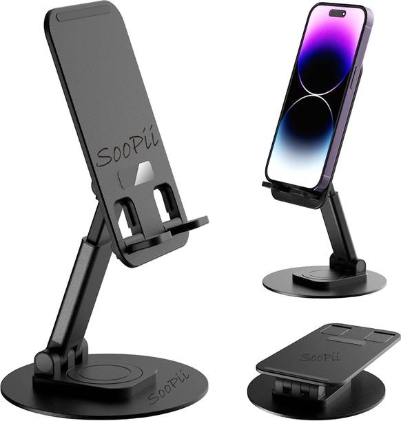 Soopii DON02 Desktop Premium A Quality Mobile Phone Stand Tablet Stand Tab Stand Black Mobile Holder
