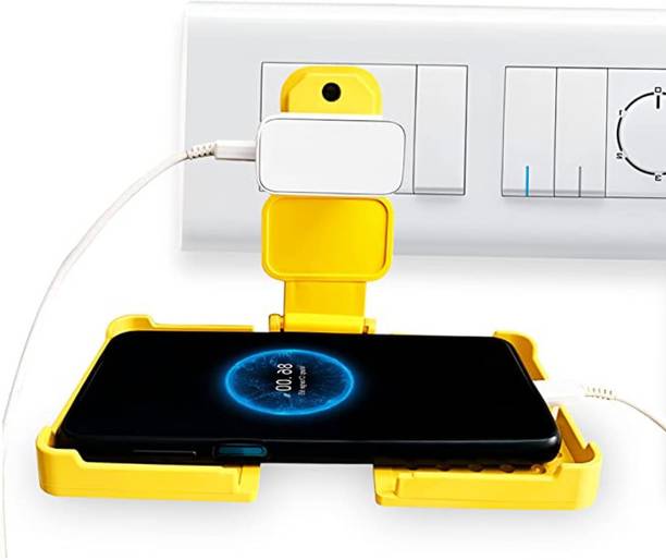 Chaebol CHARGING PAD WITH GLOSSY LOOK AND HEAVY BODY 3 PIN SOCKET Mobile Holder