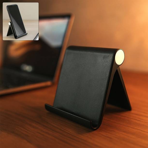 DeoDap Portable Foldable Desktop Mobile Stand | Plastic Phone Holder | Home& Office Use Mobile Holder