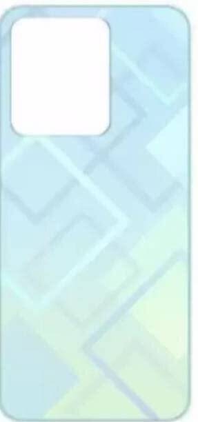 SPAREWARE® Back Door Panel Body Back Panel For Vivo Y22 -White (WITH ALL LOGO)
