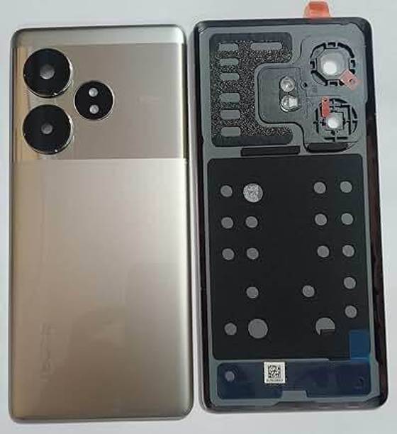 SPAREWARE® Back Panel Back Door Panel Body Cover For Realme Gt Neo 6T -Silver (ORIGINAL WITH HEAT GASKET WITH ALL LOGO)