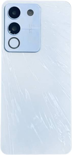 SPAREWARE® Back Door Panel Body Back Panel For Vivo Y200 -Blue (CAMERA GLASS LENS OR WITH ALL LOGO)