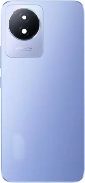 SPAREWARE® Back Door Panel Body Back Panel For Vivo Y02 -Blue (CAMERA LENS OR WITH ALL LOGO)
