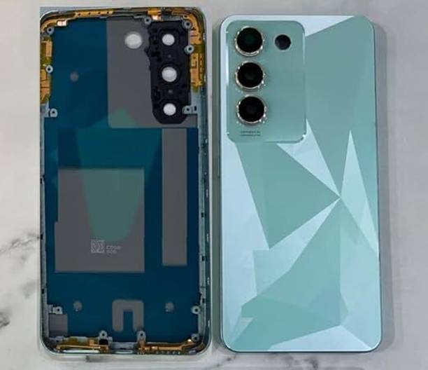 SPAREWARE® Back Door Panel Body Back Panel For Vivo T3 -Green (MIDLE RING BODY BACK PANEL CAMERA LENS BUTTON OR WITH ALL LOGO)