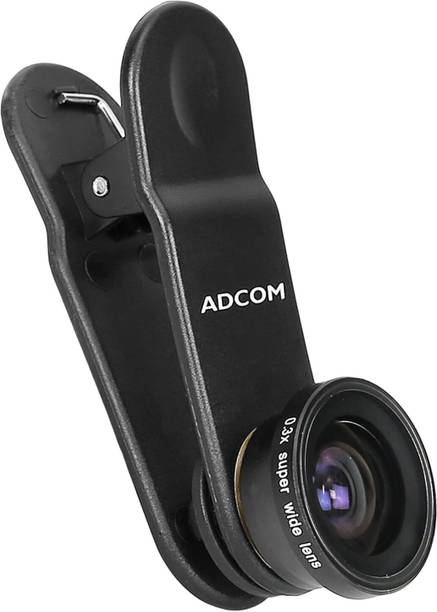 ADCOM F30 Universal Full Screen 0.3X Super Wide Angle Camera Lens for Android & iOS Mobile Phone Lens