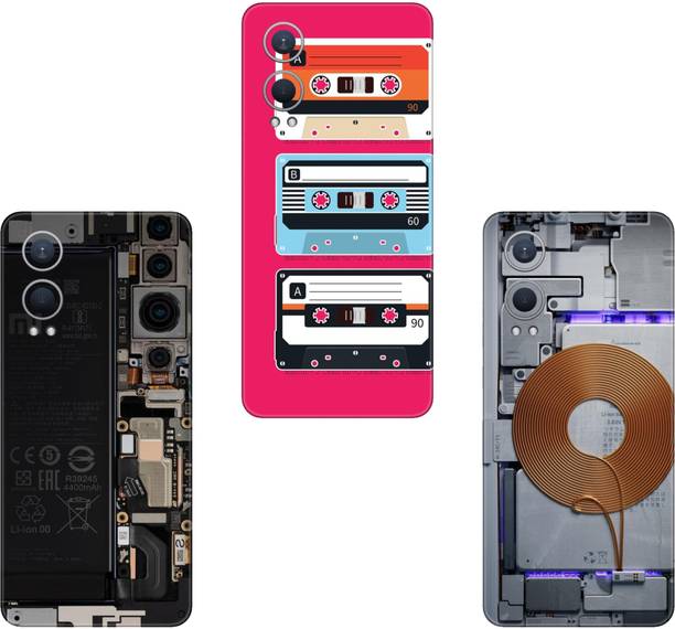 AMTHA AMTHA TECNO SPARK 5 KD7H(PACK OF 3)Camera&Back Protector Premium Vinyl Mobile Skin