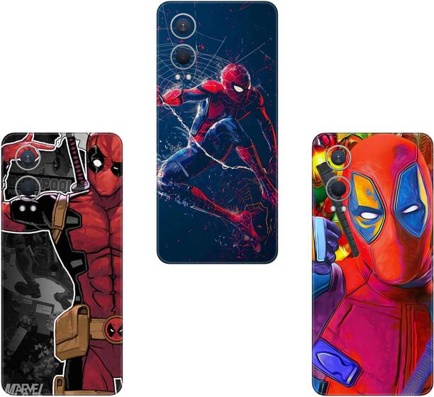 AMTHA AMTHA TECNO SPARK 5 KD7H(PACK OF 3)Camera&Back Protector Premium Vinyl Mobile Skin