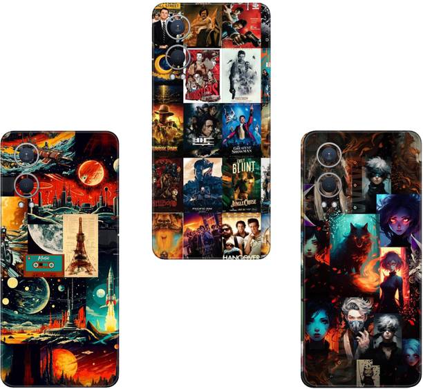 AMTHA AMTHA TECNO SPARK 5 KD7H(PACK OF 3)Camera&Back Protector Premium Vinyl Mobile Skin