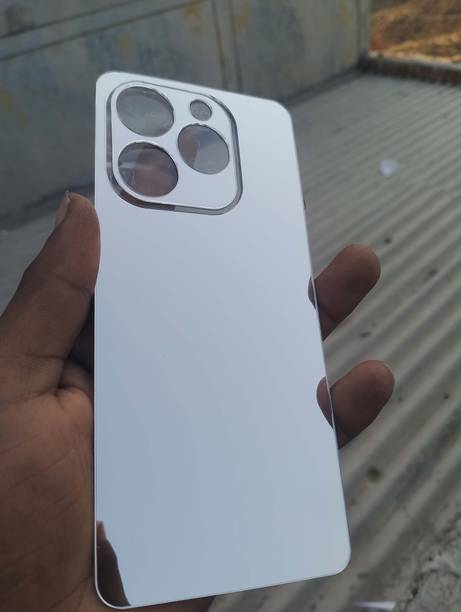 MOKPLZ Infinix Hot 40 SILVER MIRROR BACK PANNEL Mobile Skin