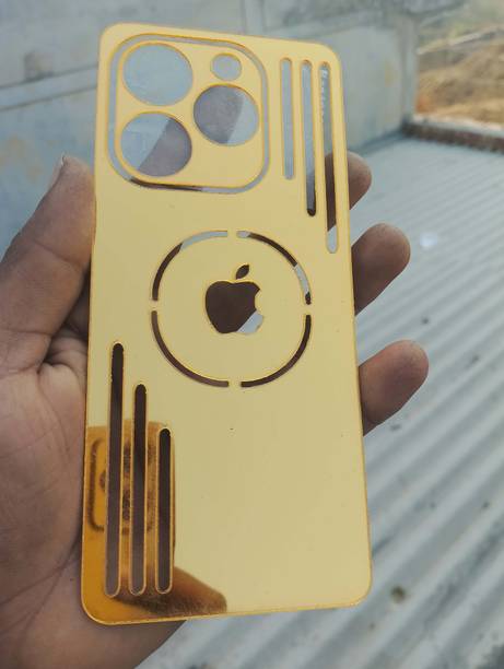 MOKPLZ Infinix Hot 40 GOLDEN MIRROR BACK PANNEL Mobile Skin