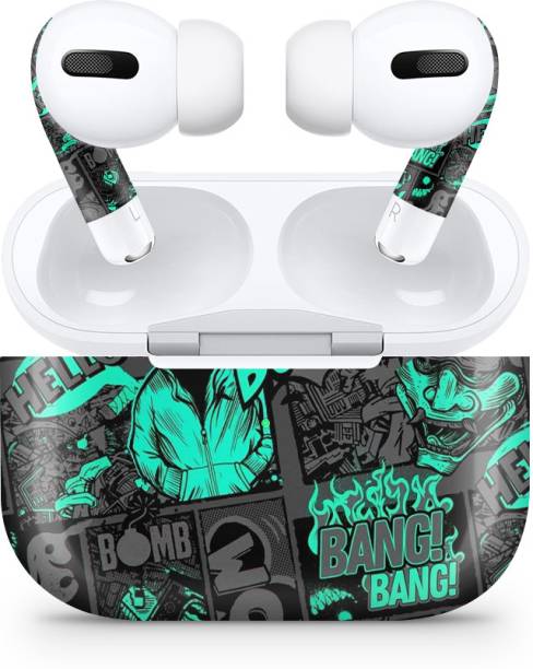 MEHJ Airpods Pro Skin Boom Bang Full Wrap Airpod not included Mobile Skin