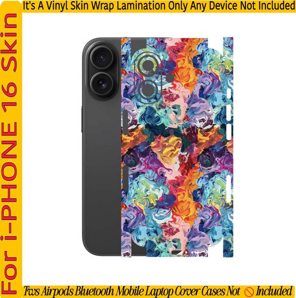 Flipkart SmartBuy COMPETABLE 4 I PHONE 16 MOBILE SKIN(BACK+SIDE+CAMERA)PAINT_M9ST Mobile Skin