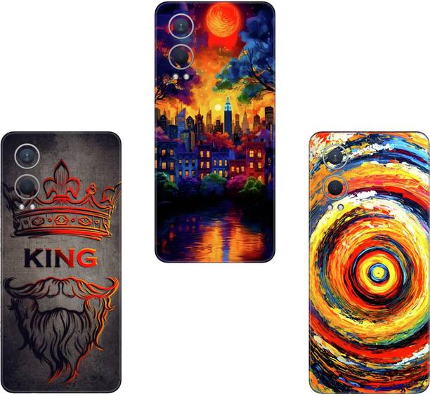 AMTHA AMTHA TECNO SPARK 5 KD7H(PACK OF 3)Camera&Back Protector Premium Vinyl Mobile Skin