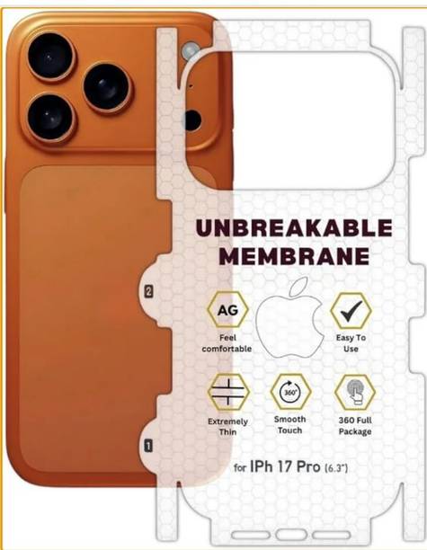 GET PAY Iphone 17 pro unbreakable premium membrane for back Mobile Skin