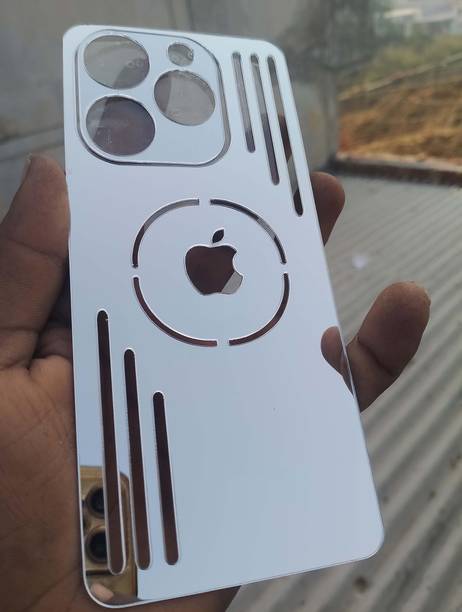 MOKPLZ Infinix Hot 40 MOBILE SKIN SILVER MIRROR BACK PANNEL Mobile Skin