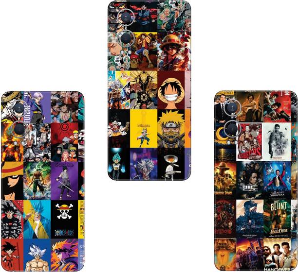 AMTHA AMTHA TECNO SPARK 5 KD7H(PACK OF 3)Camera&Back Protector Premium Vinyl Mobile Skin