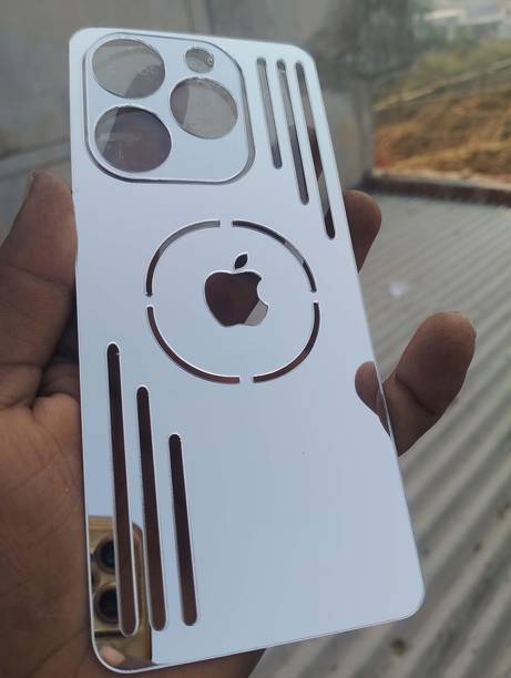 HANS LSR Infinix Hot 40 MOBILE SKIN SILVER MIRROR BACK PANNEL Mobile Skin