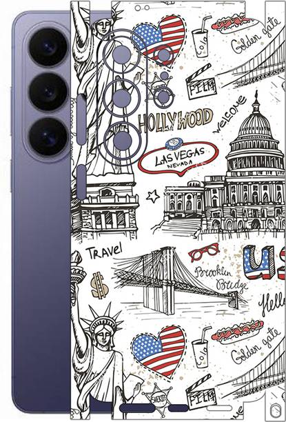 Flipkart SmartBuy competable samsung s26 ultra 5g mobile skin back +side vinyl wrap_s285 Mobile Skin