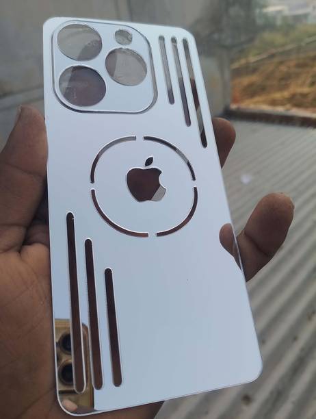 MOKPLZ Infinix Hot 40 MOBILE SKIN SILVER MIRROR BACK PANNEL Mobile Skin