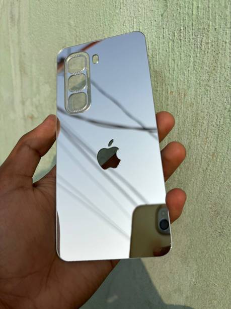 TWUAOP INFINIX HOT 50 5G MIRROR BACK PANNEL ACRYLIC SHEET APPLE Mobile Skin