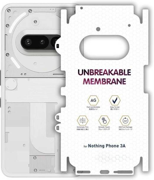MIETUBL ORINGEL MEMBRANE FOR NOTHING PHONE 3A FULL BACK SIDE SCRATCH SHIED PROTECTION Mobile Skin