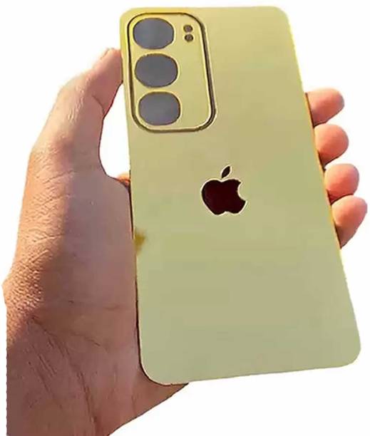 जी पी टेक VIVO Y19 5G Glossy Golden Glass Finish Back Panel Skin with Apple Logo_N309 VIVO Y19 5G Glossy Golden Glass Finish Back Panel Skin with Apple Logo मोबाइल स्किन