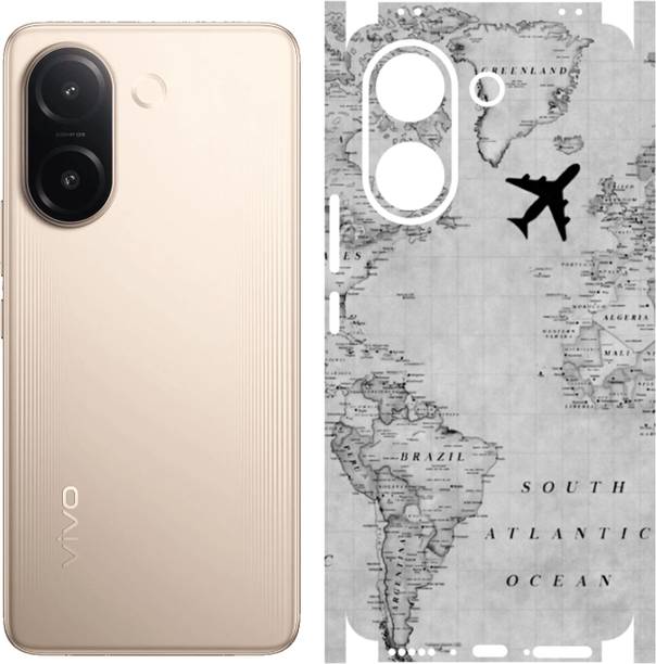 yuvu77 Full back skin for vivo V60e 5G, Scratch & Bubble Free Mobile Skin