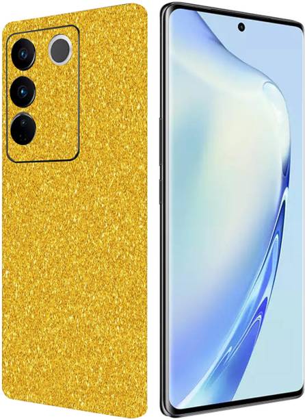 Skinex Vivo V27 5g, Golden Gliter Mobile Skin