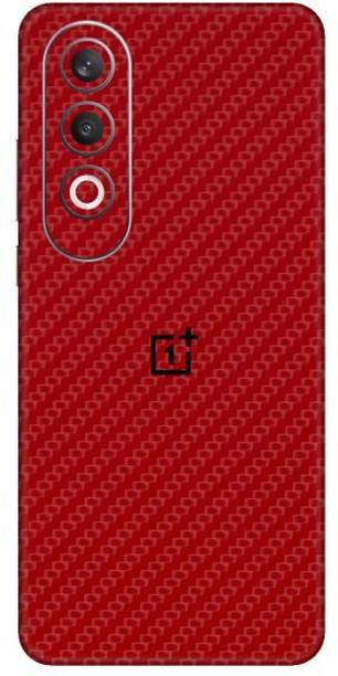 Vcare GadGets Fiber Carbon Red OnePlus Nord CE4 5G With Logo Mobile Skin